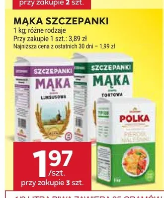 Mąka Szczepanki promocja w Stokrotka