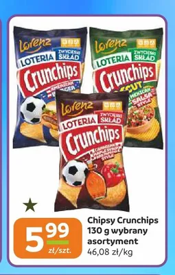 Chipsy Lorenz Crunchips African Style promocja w Społem Częstochowa