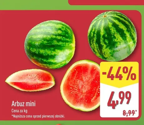 Arbuz mini promocja w Aldi
