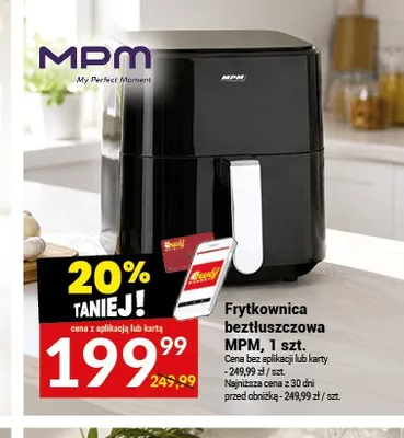 Frytkownica beztłuszczowa MPM promocja w Twój Market
