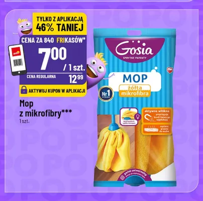 Mop z mikrofibry Gosia promocja w POLOmarket