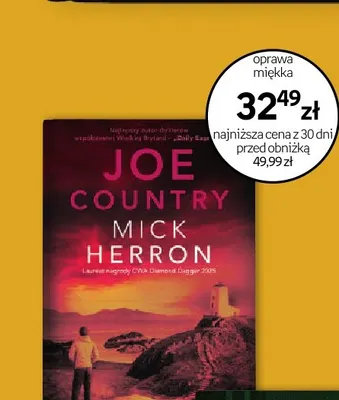 Książka Joe Country Mick Herron promocja w Empik