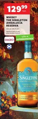 Whisky The Singleton Andalucía Reserva promocja w Stokrotka