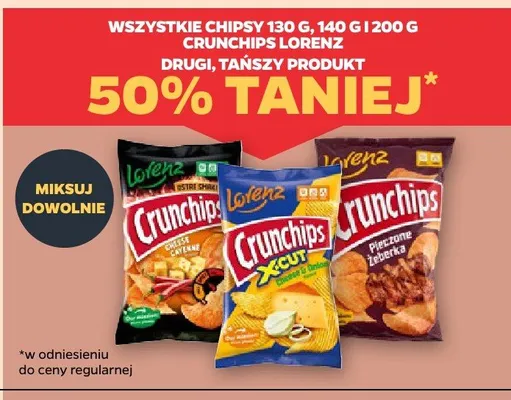 Chipsy Crunchips extra chrupkie promocja w Netto