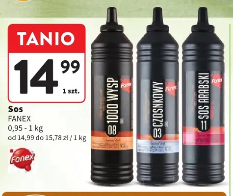 Sos czosnkowy Fanex promocja w Intermarche