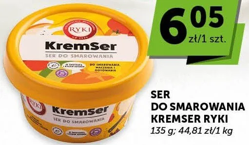 Ser do smarowania Kremšer Ryki promocja w Euro Sklep