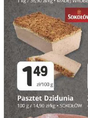 Pasztet Dzidunia Sokołów promocja w Marketvita
