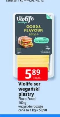 Ser wegański plastry Violife promocja w Leclerc