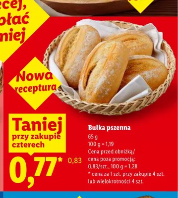 Bułka pszenna promocja w Lidl