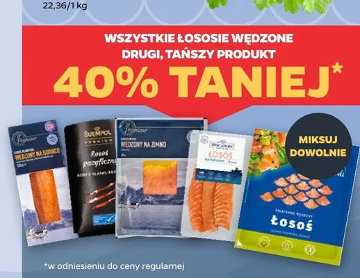 Łosoś wędzony na gorąco promocja w Netto