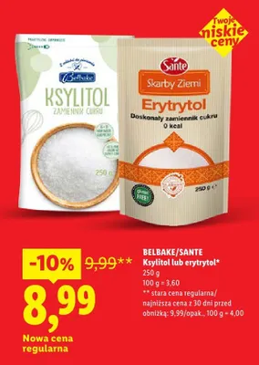 Erytrytol promocja w Lidl