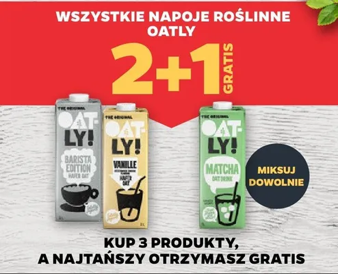 Napój roślinny Oatly Barista Edition promocja w Netto