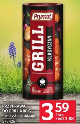 Przyprawa do grilla Prymat Grill klasyczny 80 g promocja w Selgros