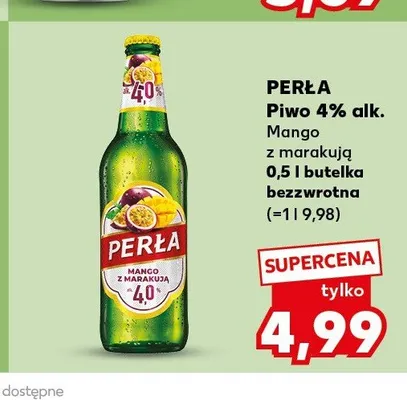 Piwo Perła Mango z Marakują promocja w Kaufland