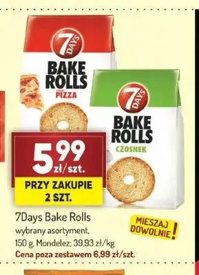 Sucharki 7Days Bake Rolls promocja w Avita