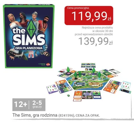 Gra rodzinna The Sims promocja w Smyk