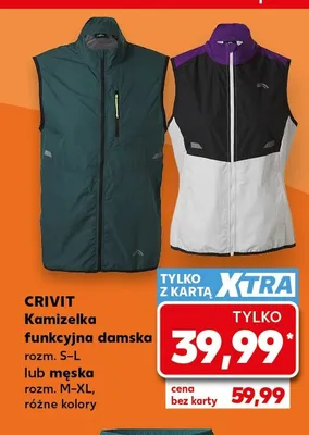 Kamizelka funkcjonalna damska Crivit promocja w Kaufland
