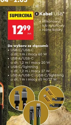 Kabel USB promocja w Biedronka