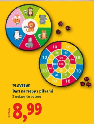 Dart na rzepy z piłkami  promocja w Lidl