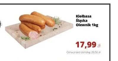 Kiełbasa Śląska Olewnik promocja w Torimpex Toruńska Sieć Sklepów Spożywczych