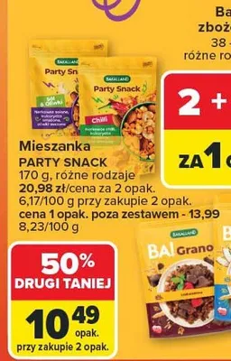Mieszanka Party Snack promocja w Carrefour Market
