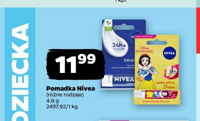 Pomadka Nivea promocja w Netto