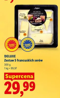 Zestaw 5 francuskich serów promocja w Lidl