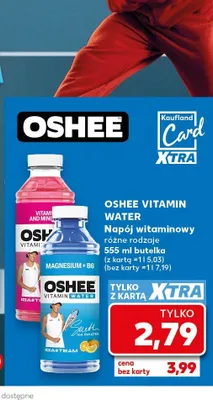 Napój witaminowy Oshee Vitamin Water Magnesium + B6 promocja w Kaufland