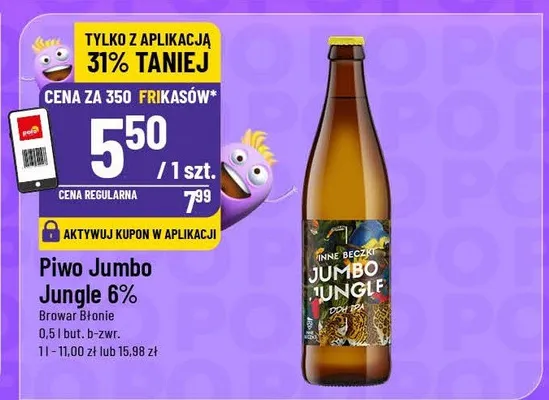 Piwo Jumbo Jungle 6% promocja w POLOmarket