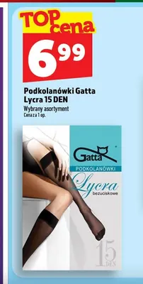 Podkolanówki Gatta Lycra 15 DEN promocja w TOPAZ