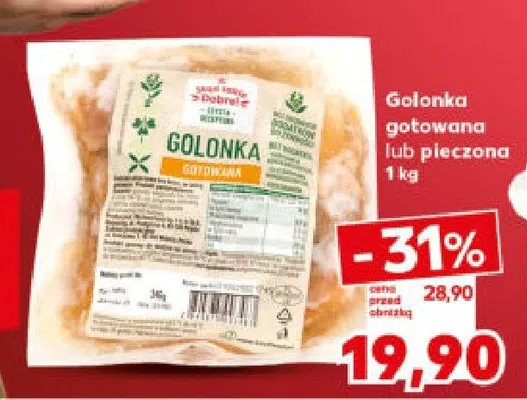 Golonka gotowana lub pieczona promocja w Kaufland