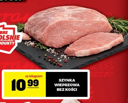 Szynka wieprzowa bez kości promocja w Gram Market
