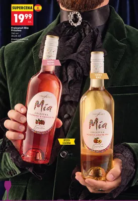 Wino musujące Freixenet Mía Frizztea Strawberry & Hibiscus promocja w Biedronka