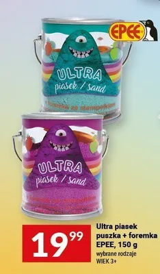 Ultra piasek w puszce z foremką Epee promocja w Twój Market