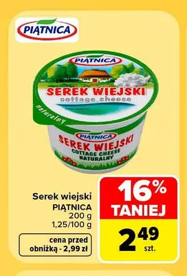 Serek wiejski Piątnica promocja w Carrefour Market