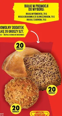 Bułka z ziarnem promocja w Biedronka