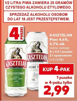 Piwo promocja w Kaufland
