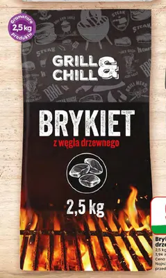Brykiet z węgla drzewnego Grill & Chill promocja w Dino