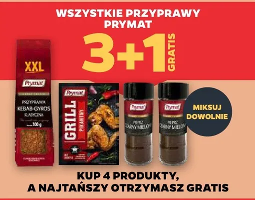 Przyprawy Prymat promocja w Netto