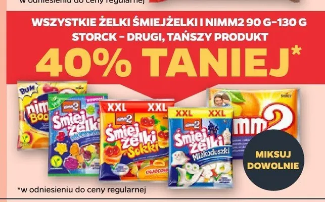 Żelki nimm2 Śmiejżelki Sokki promocja w Netto