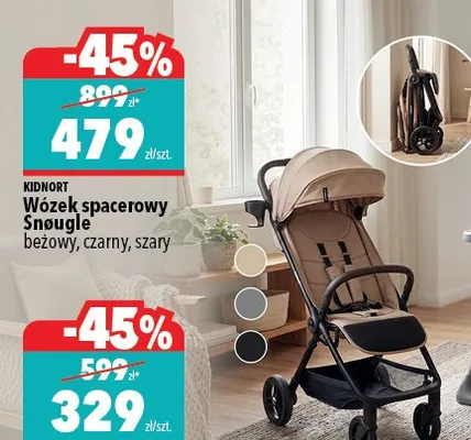 Wózek spacerowy Snougle promocja w Biedronka Home