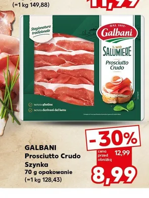 Szynka Prosciutto Crudo Galbani promocja w Kaufland