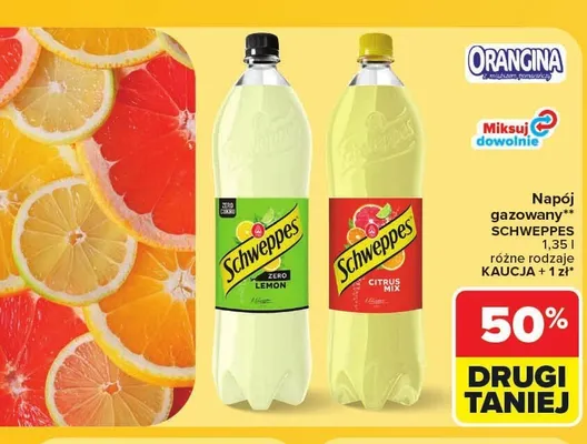Napój gazowany Schweppes Zero Lemon promocja w Carrefour Market