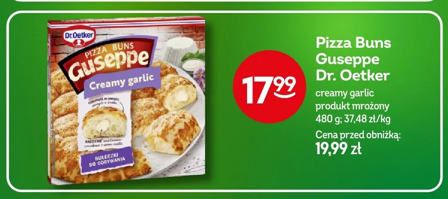 Pizza Buns Guseppe Dr. Oetker creamy garlic promocja w Żabka