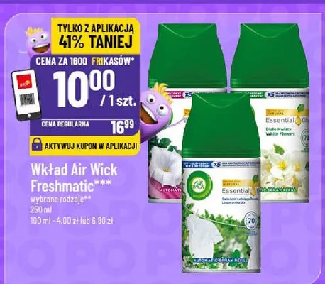 Wkład Air Wick Freshmatic różne rodzaje promocja w POLOmarket