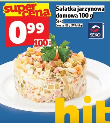 Sałatka jarzynowa domowa promocja w TOPAZ