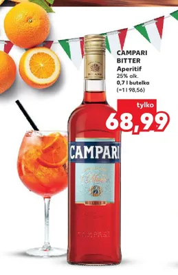 Aperitif Campari Bitter promocja w Kaufland
