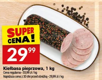Kiełbasa pieprzowa, 1 kg promocja w Twój Market