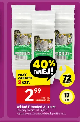 Wkład Płomień 3 promocja w Twój Market