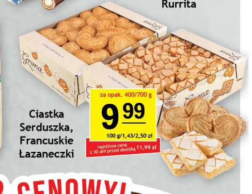 Ciastka serduszka Grona promocja w Gram Market